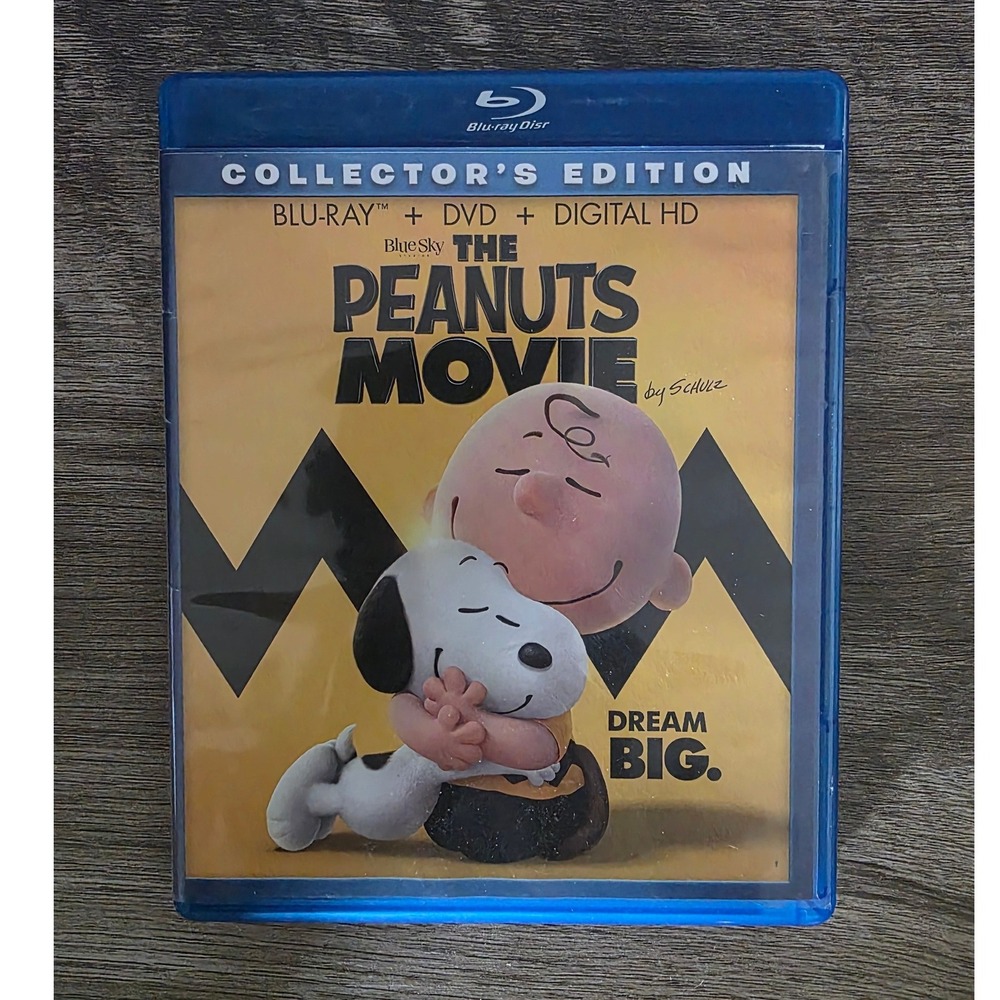 The Peanuts Movie Collectors Edition Blu-ray DVD 2-Disc Set Snoopy Charlie Brown